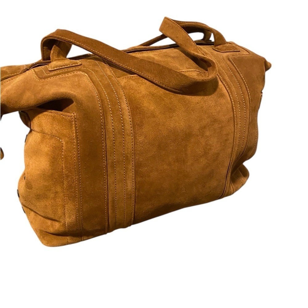 Hammitt Otis Weekender Mahogany Suede and Bronze - Picture 6 of 11